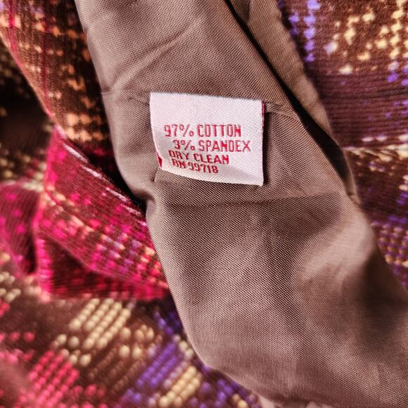 Becky & Max Brown Red Maroon Bolero Short Blazer Woman's Jacket Size 4 - Picture 6 of 6